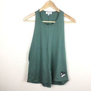 Pure Barre x Beyond Yoga Tank Top Green Medium